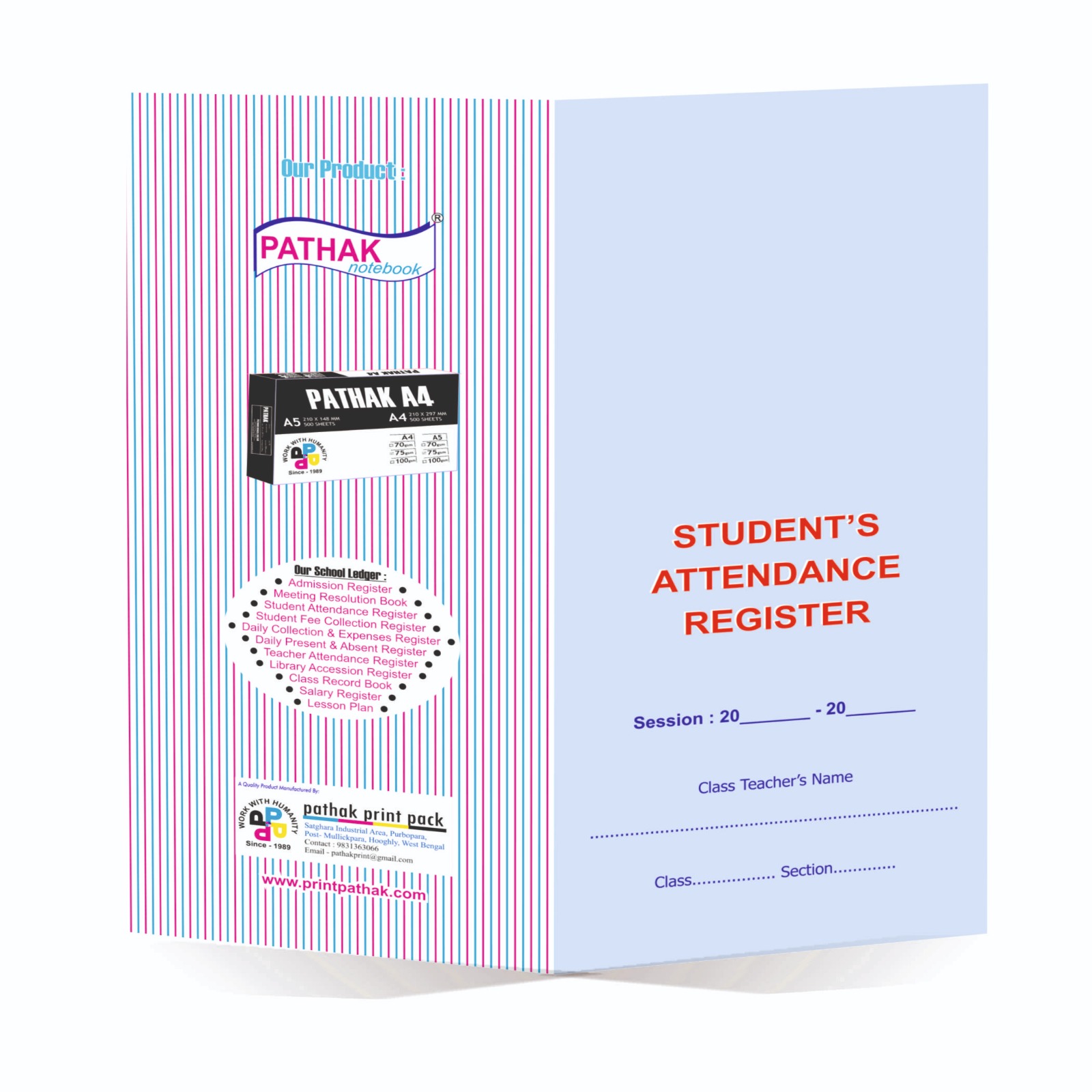 Student Attendance Register - View 2